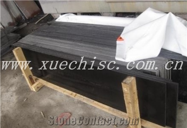 China Shanxi Black Cheap Granite Kitchen Countertop