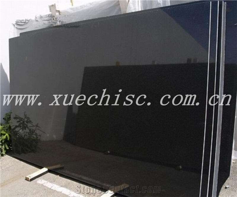 Manufacture Cheap Granite Shanxi Black Kitchen Countertops