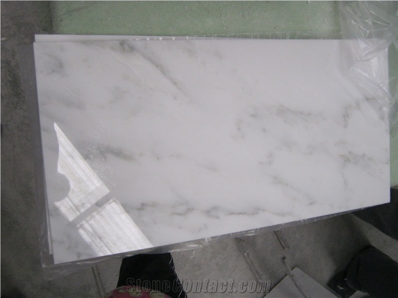 Oriental White Marble Polished Slabs