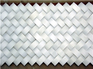 White Marble Wall Mosaic
