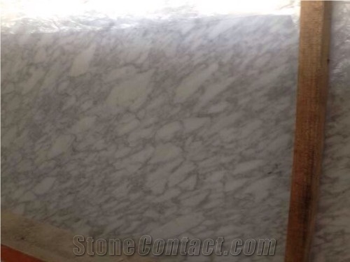 Bianco Carrara Venato Slabs & Tiles, Italy Grey Marble