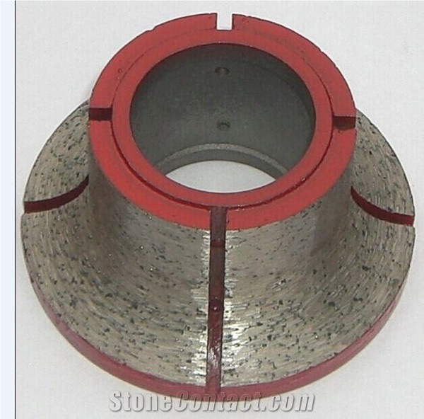 A Shape Rim Type Sintered Water Groove Cnc Router Bit for Granite
