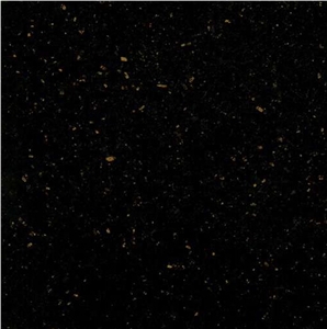 Black Galaxy/Black Golden Sand Indian Black Granite Tiles & Slabs
