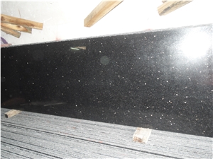 Black Galaxy Granite Slabs & Tiles,High Quality + Low Price