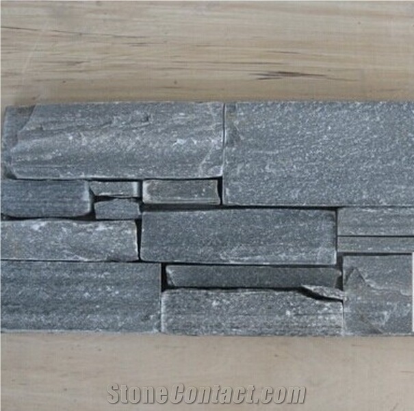Cement & Slate Ledge Stone Veneers, Cultured Stone Panels, China Stacked Stone Covering, Cultural Wall Cladding