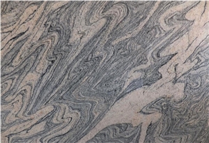 China Juparana/Waves Washing Sands Flooring, Walling Multicolored Granite Tiles & Slabs