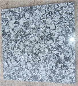 Chines Spray White Granite Tiles & Slabs, Wave White, Hot Sell Best Price