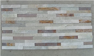 Cultured Stone Drain Board Wall Tiles, China Ledge Stone Veneers, Wall Cladding Panel