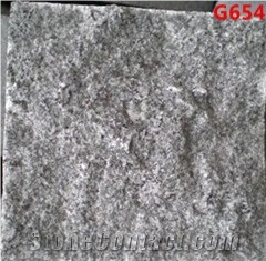 G654 Polished Granite Floor Tiles & Slabs,China Natural Sesame Black Granite