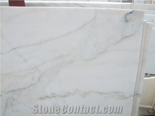 Guangxi White Marble Slabs& Tiles, China White Marble