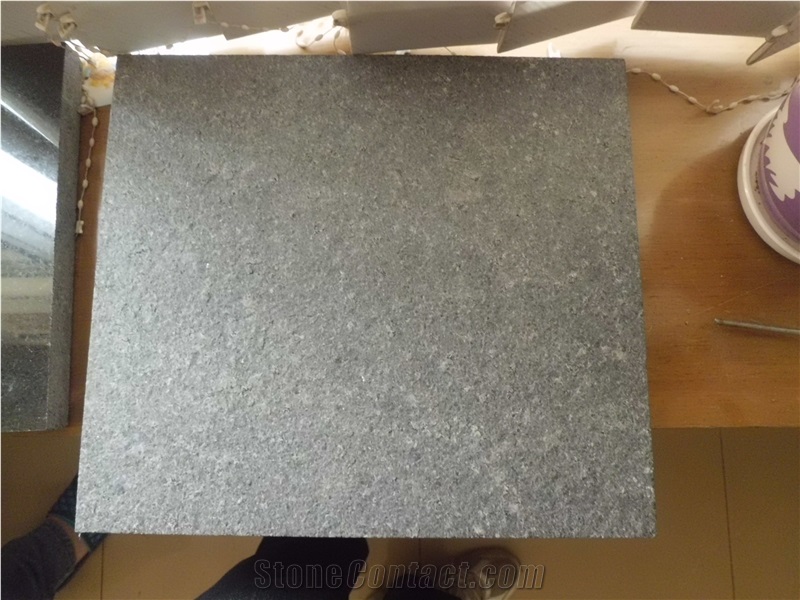 Polished Yixian Black Granite Tiles & Slab