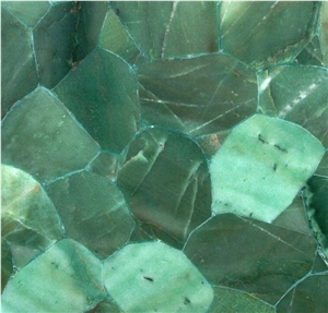 Translucent Green Aventurine Slab, Semiprecious Stone