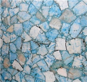 Translucent Ice Blue Calcite Semiprecious Stone