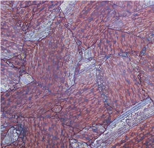 Translucent Red Leopard Skin Slab, Semiprecious Stone