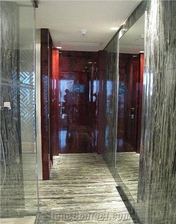 Yunnan Green/Seawave Green Flooring/Walling Chinese Green Granite Tiles & Slabs