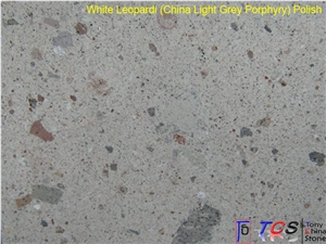 China Light Grey Porphyry Granite Slabs & Tiles