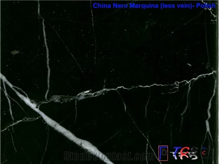 China Nero Marquina Marble Tile & Slab, China Black Marble