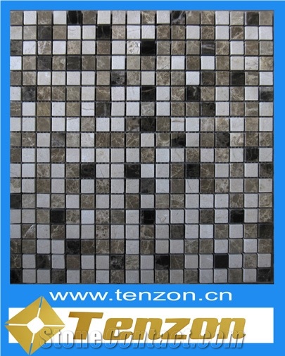 2014 Fashion Marble Stone Mosaic Tile, Kavala Grey Marble Mosaic