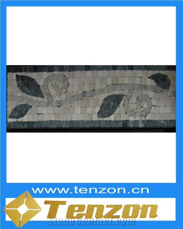 Dynasty Brown Marble Mosaic Borders