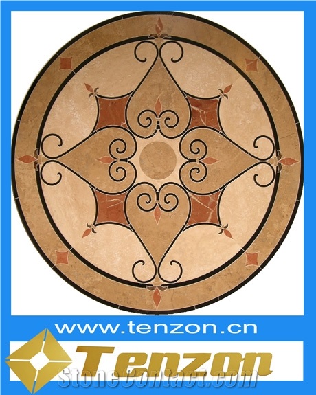Made In China Waterjet Medallions Mosaic