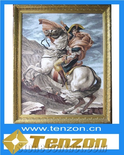 Napoleon Bonaparte Portrait Mosaic Art Design Work