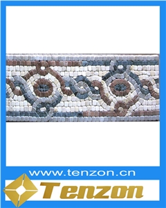Round Knot Mosaic Pencil Borders