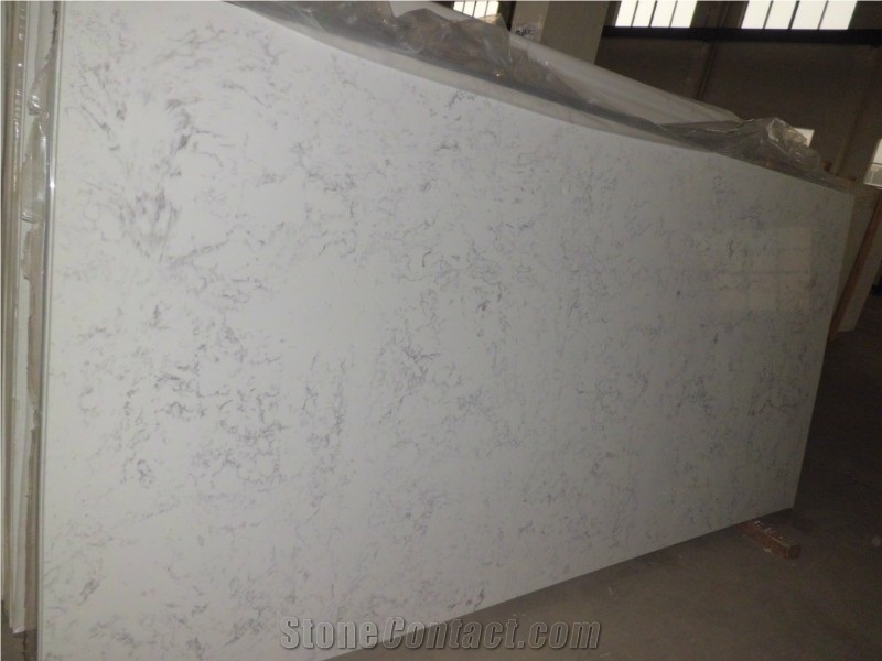 Artificial White Quartz Stone, White Artificial Stone