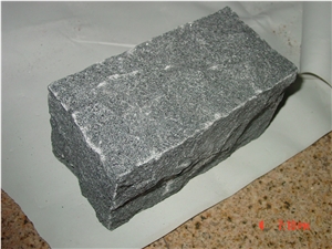 Cheap G654 Dark Grey Black Granite Kerbstone,Natural Surface Kerbstone