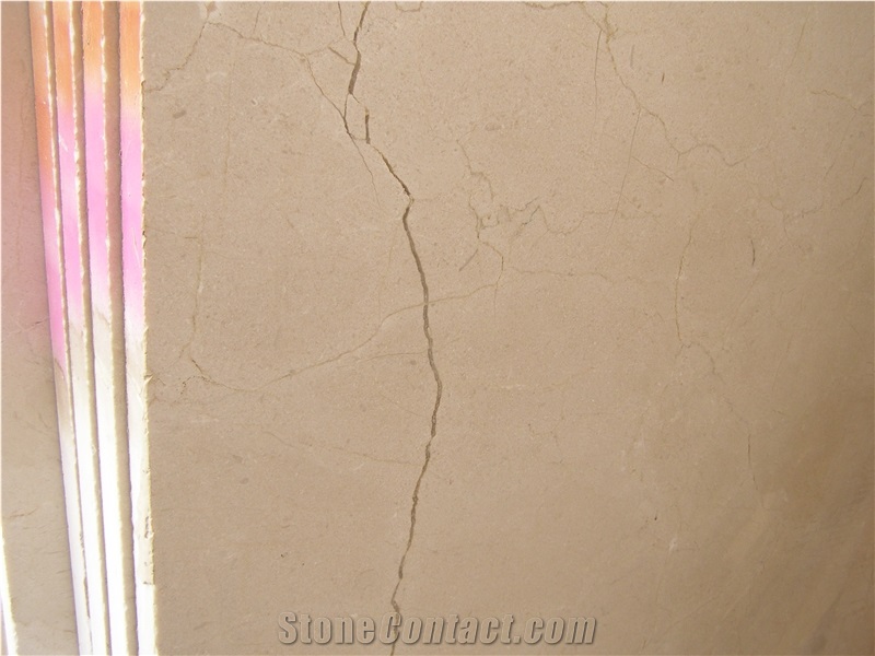 Cream Marfil Marble Laminated Panel Slabs