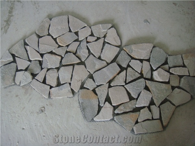 Irregular Shape Mesh Flagstone