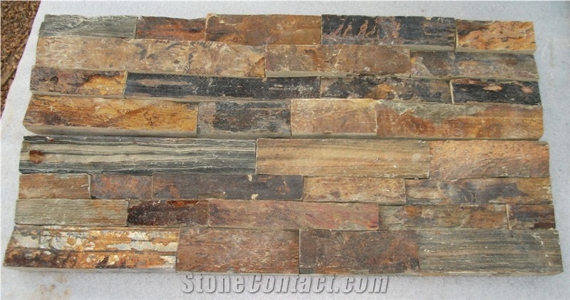 P20 Rustic Slate Stone Stacked, Stone Veneer, Wall Cladding, Ledge Stone