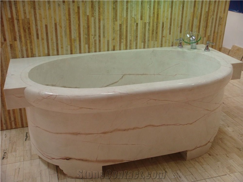 Beige Marble Bath Tubs