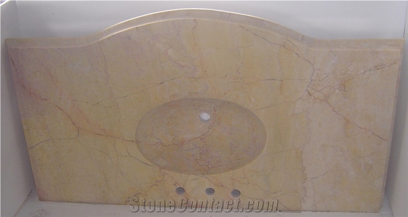 Guang Yellow Marble Vanity Tops