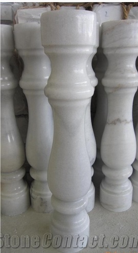 Guangxi White Baluster and Stair Rails