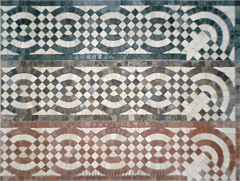 Marble Mosaic Border and Moulding