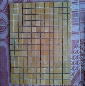 Polished Imperial Gold Mosaic Tile  