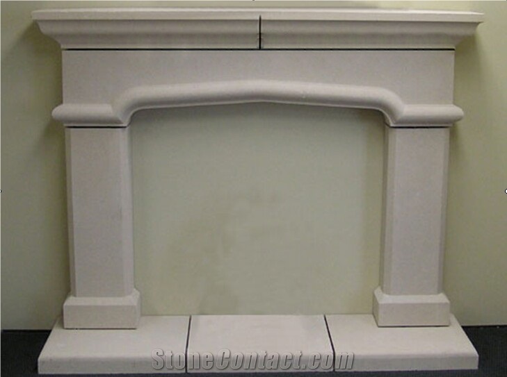 White Stone Fireplace,White Sandstone Fireplace,Modern Fireplace Mantel, China White Sandstone Fireplace Mantel