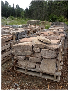 Freshwater Acadia Granite Garden Stone, Retaining Wall Stone
