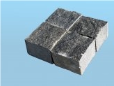 Flamed Grey Gabbro, Golovinskiy Labradorite Granite Cube Stone