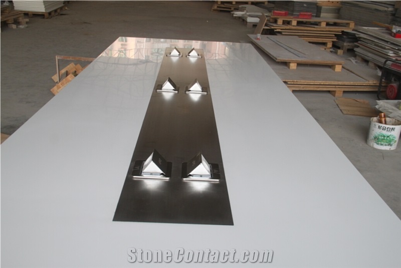 White Meeting Table for Boardroom