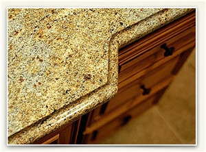 Kashmir Gold Granite Kitchen Countertops