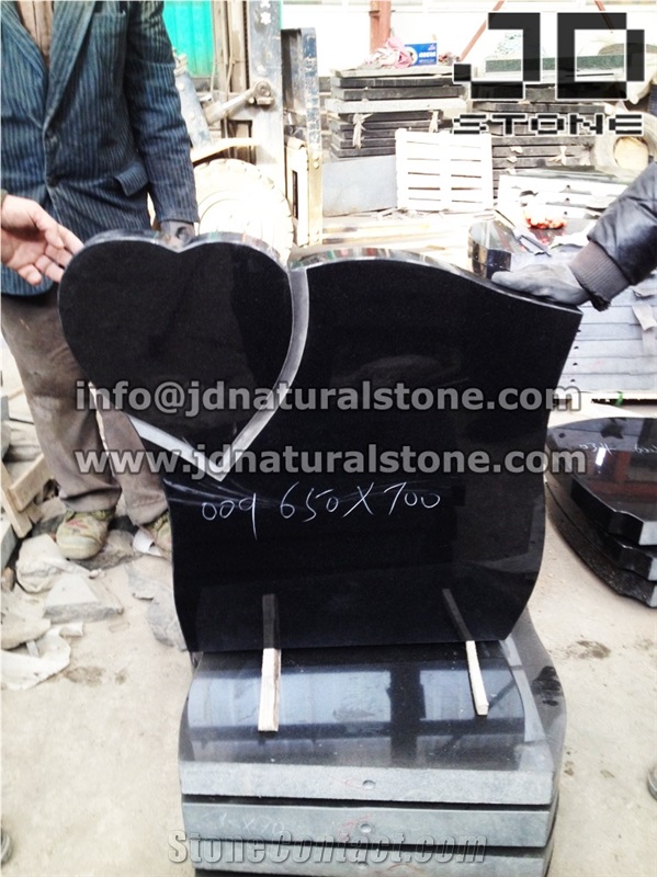 Heart Tombstone, Shanxi Black Monuments Design