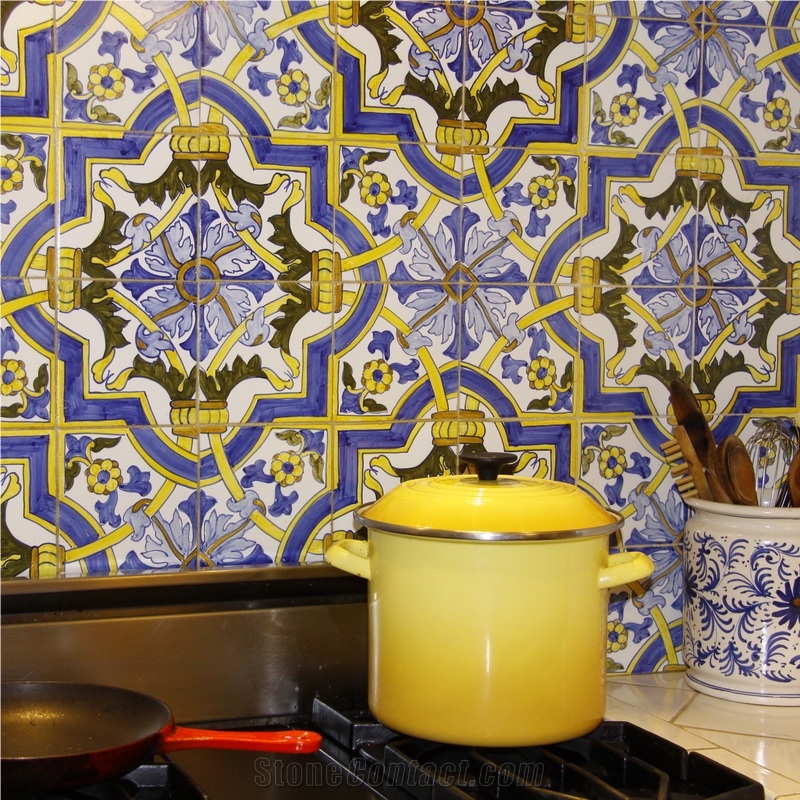 Hand Painted Ceramic Wall Tiles