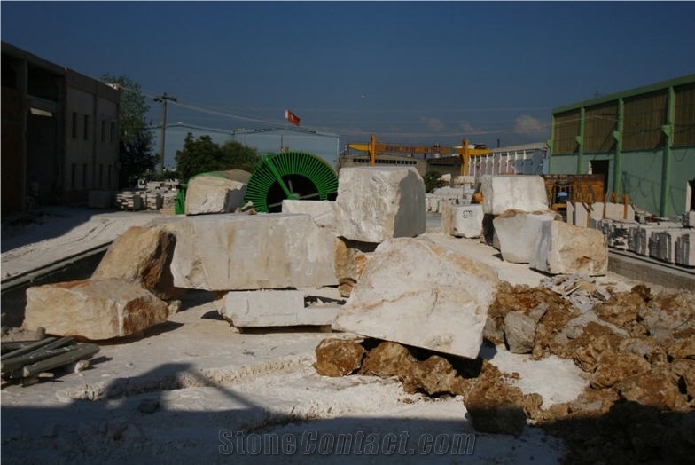 Polyetta Beige Marble Blocks, Turkey Beige Marble