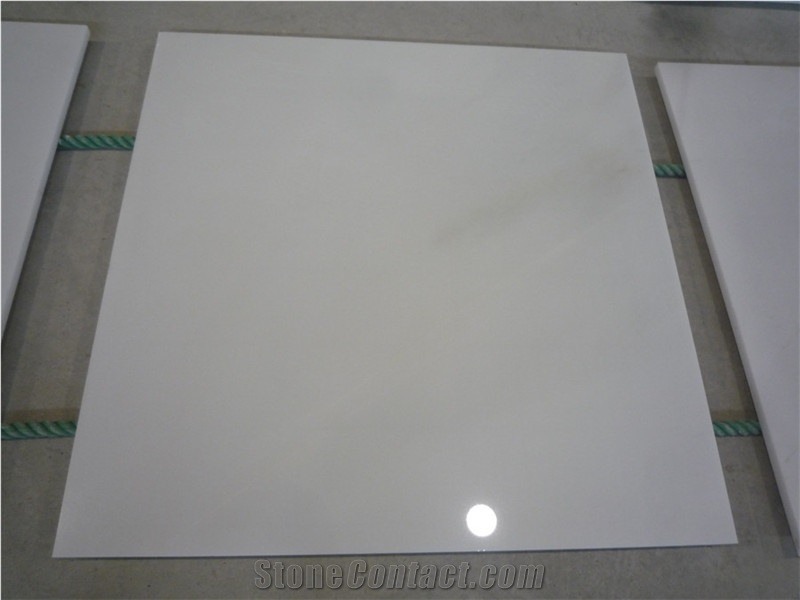 China White Jade Marble Cut-To-Size Floor and Wall Tile