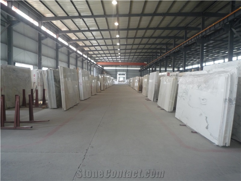 White Jade Marble Slab for Floor and Wall or Countertop