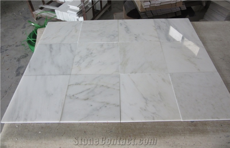 White Marble Tiles (Oriental White), China White Marble