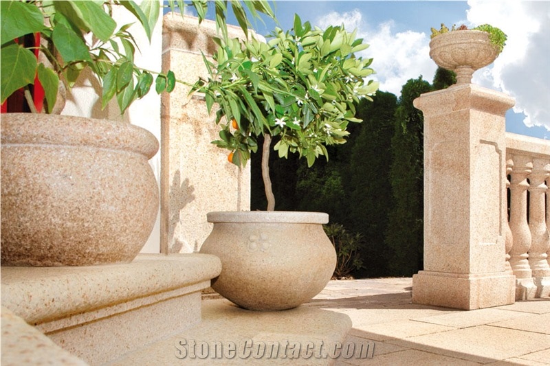 Sandstone Flower Pot, Planters