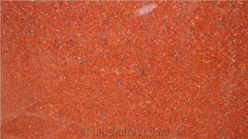 Ruby Red Granite Slabs & Tiles, Fine Red Flower