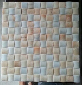 Wall Split Face Mosaic, Mosaic Pattern